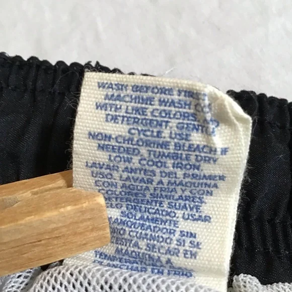 OP Swim Trunks Boy M (8) Plaid Red White Black Drawstring Waist Board Shorts - Picture 5 of 10